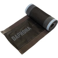 Daprona - Firstband Alu 5m, Firstrolle, Gratband, Rollfirst, Dachabdichtung, Dachbelüftungsband - 8 Rollen, 150mm - Braun von DAPRONA