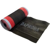 Daprona - Firstband, Firstrolle Alu Super Vent 5m, Rollfirst für eine optimale Dachfirst Abdeckung, Super Butylkleber - Schwarz, 4 Rollen, 230mm von DAPRONA