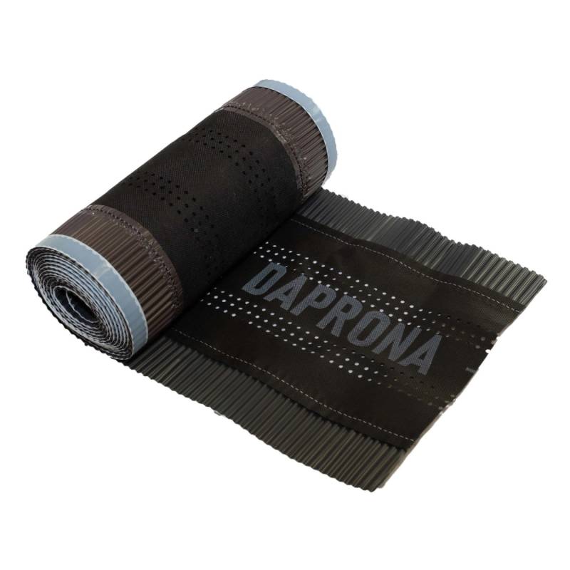 Daprona Firstrolle Alu Super Vent 5m x 390mm Anthrazit Abdichtung Dachfirst von DAPRONA