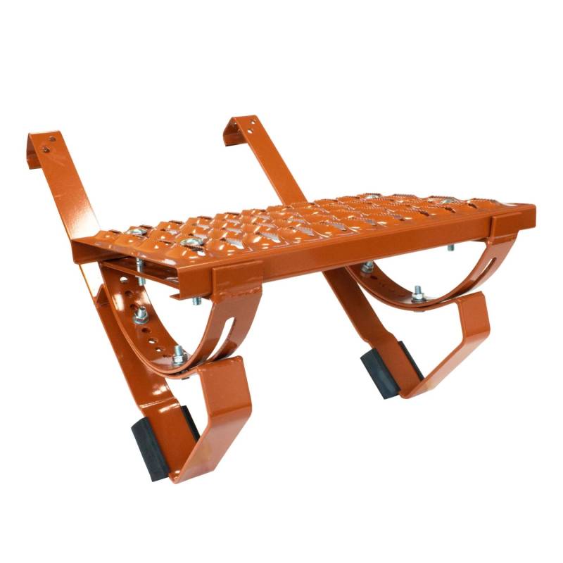 Daprona Laufrost Set für Flache Dachziegel 120cm Stahl Verzinkt Ziegelrot von DAPRONA