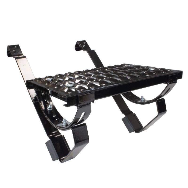 Daprona Laufrost Set für Gewellte Dachziegel 40cm Stahl Verzinkt Schwarz von DAPRONA