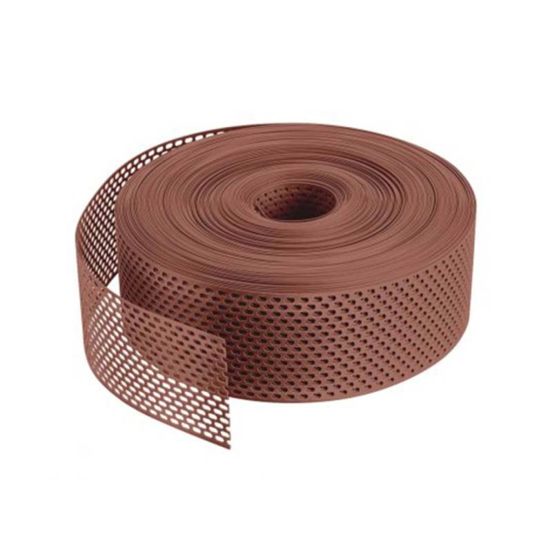 Daprona Lüftungsband Traufgitter 2x 60m x 50mm PVC Gerollt Rot von DAPRONA