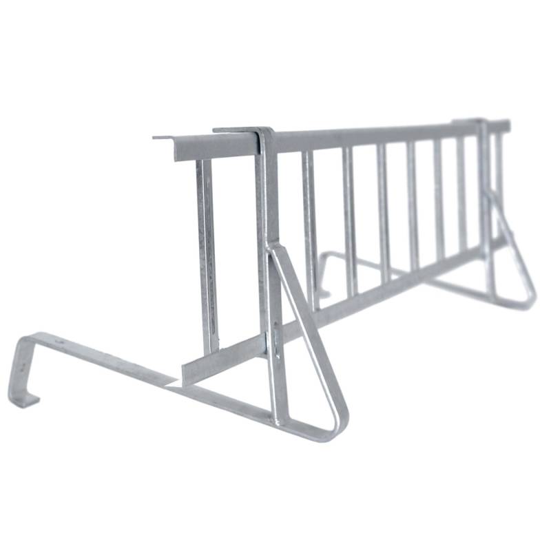 Daprona Schneefanggitter Set 120cm Stahl Silber Schneeschutz Am Dach von DAPRONA