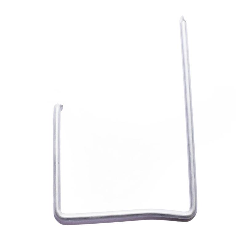 Daprona Sturmklammern Typ U 100x 50mm x 40mm x 20mm Stahl Silber von DAPRONA