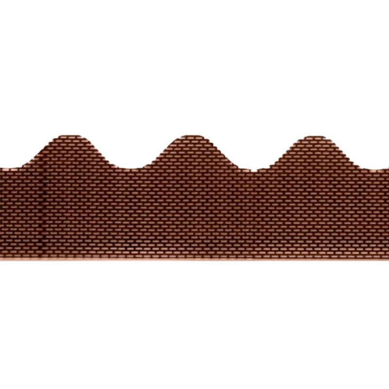 Daprona Traufenbelüftungsprofil Wellenförmig 50x 105cm PVC Braun von DAPRONA