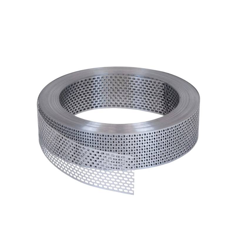Daprona Vogelschutzgitter Lüftungsband 60m x 80mm Aluminium Silber von DAPRONA