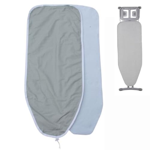 DAQXYH Silber Bügelbrettbezug 100x42cm 110x45cm 120x44cm 132x50cm Ersatz-Bügelbrettbezug Für Bügelbrett Universal Bügelbrett Bezug Hitzebeständig(110x45cm(43x18in)) von DAQXYH