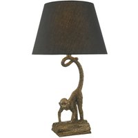DAR DWAYNE - Tischlampe Bronze mit rundem konischem Schirm von DAR LIGHTING
