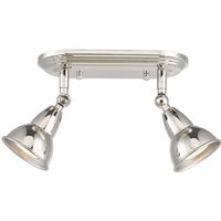 Dar Lighting - Nathaniel 2 Lichtplattenstrahler Poliertes Nickel von DAR LIGHTING