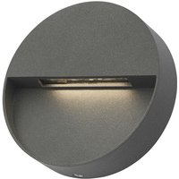 Dar Lighting - Ugo Außenwandleuchte Round Eyelid Anthrazit IP65 led von DAR LIGHTING