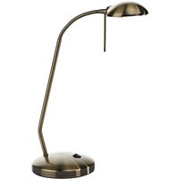 Dar Lighting - dar journal - Task Tischlampe Antik Messing von DAR LIGHTING