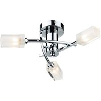 Dar morgan - Semi Flush Deckenleuchte Licht poliert Chrom, 3x G9 von DAR LIGHTING