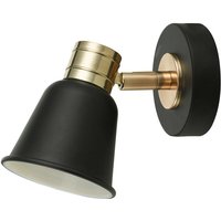 Dar Lighting - dar fry - Spotlight Schwarz & Roségold, 1x GU10 von DAR LIGHTING