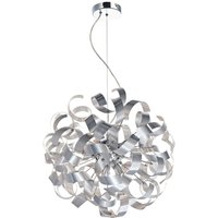 Dar Lighting - dar rawley - Sphärische Band Pendelleuchte, 9x G9 von DAR LIGHTING