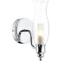 Dar Lighting - dar vestry - Wandleuchte Chrom poliert IP44, 1x G9 von DAR LIGHTING