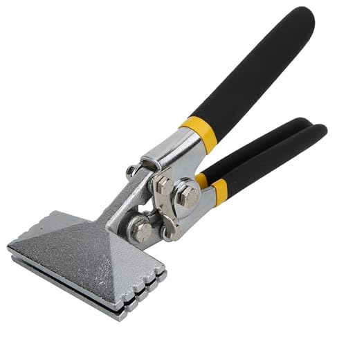 80 mm breite Metallbiegezange, manuelles Handwerkzeug mit rutschfestem Griff for Falzen und Biegen von Blechen – gerade Ausführung(Straight) von DARBCGH