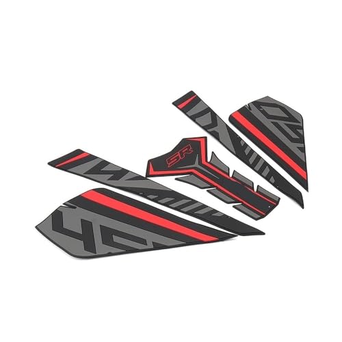 Motorrad Zubehör Seite Kraftstoff Tank Pads Aufkleber Aufkleber Kit Kraftstoff Tank Pad Schutz Für CF&MOTO 450SR 450 SR 2022 2023 motorrad tankpad von DARDDI