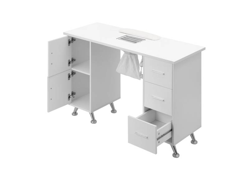 DARDVORLAG Arbeitstisch Profi Maniküretisch, Nageltisch mit Absaugung und 3 Schublade, mit elektrischem Entlüftungsabzug und der Staubbeuteln DARDVORLAG Arbeitstisch Profi Maniküretisch, Nageltisch mit Absaugung und 3 Schublade, mit elektrischem Entlüftungsabzug und der Staubbeuteln von DARDVORLAG