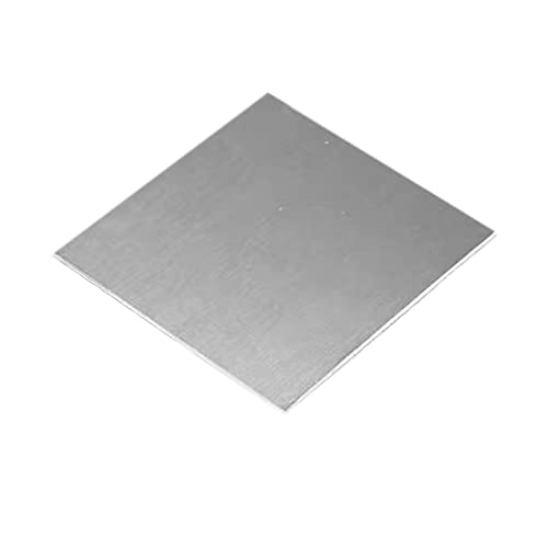 DARENYI 304 Edelstahlblech Feinblech 10 x 10 cm quadratische Stahlplatte 3mm zum Reparieren, Schweißen, Projektieren, Basteln etc (3.9 Inch x 3.9 Inch) von DARENYI