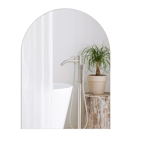 DARENYI Selbstklebende Fliesenspiegel,Glasspiegel Spiegelfliesen,Spiegel zum Aufkleben Kleben,Selbstklebend Kleine Spiegel,für Gäste WC, Badzimmer, Ankleidezimmer, Wohnzimmer(40 * 30cm) von DARENYI