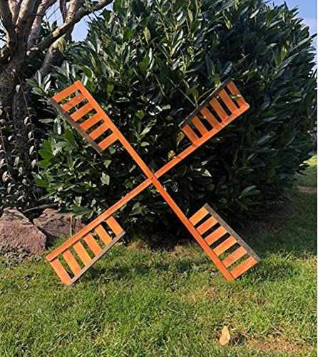 DARLUX Flügel aus Holz für Garten Windmühlen, imprägniert, handgefertigt Ersatz Flügel (XL = ca. 90 cm) von DARLUX