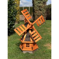 Darlux Sechseck Garten-Windmühle Aus Holz Kugelgelagert Braun/Schwarz Höhe 70 cm Darlux Sechseck Garten-Windmühle Aus Holz Kugelgelagert Braun/Schwarz Höhe 70 cm von DARLUXShop