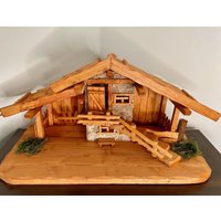 Darlux Weihnachts - Holz Krippe Dekoration Handgefertigt Holzschnitzerei Jahreszeitliche Darlux Weihnachts - Holz Krippe Dekoration Handgefertigt Holzschnitzerei Jahreszeitliche von DARLUXShop
