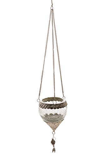 DARO DEKO Crackle Glas Teelicht Hänger rund S Ø 8cm - 1 Stück DARO DEKO Crackle Glas Teelicht Hänger rund S Ø 8cm - 1 Stück von DARO DEKO