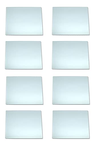 DARO DEKO Glas Spiegel-Platte rechteckig 24,5 x 24,5cm - 8er Set von DARO DEKO