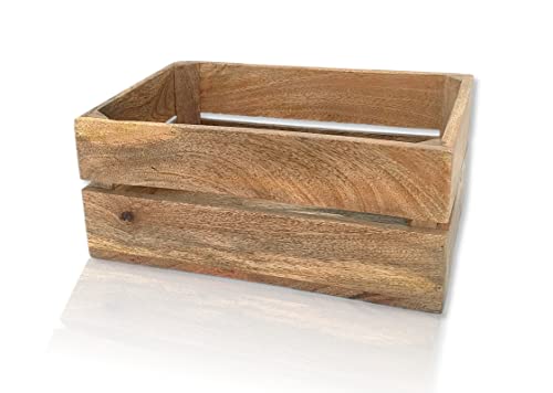 DARO DEKO Holz Kiste natürlich braun 36 x 25cm Vintage Aufbewahrungsbox Obstkiste Weinkiste Holzkiste DARO DEKO Holz Kiste natürlich braun 36 x 25cm Vintage Aufbewahrungsbox Obstkiste Weinkiste Holzkiste von DARO DEKO