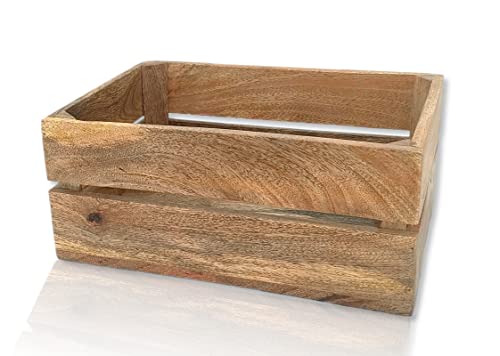 DARO DEKO Holz Kiste natürlich braun 41 x 31cm Vintage Aufbewahrungsbox Obstkiste Weinkiste Holzkiste DARO DEKO Holz Kiste natürlich braun 41 x 31cm Vintage Aufbewahrungsbox Obstkiste Weinkiste Holzkiste von DARO DEKO