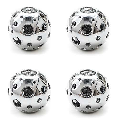 DARO DEKO Keramik Kugel Teelicht Silber Ø 13,5cm - 4 Stück DARO DEKO Keramik Kugel Teelicht Silber Ø 13,5cm - 4 Stück von DARO DEKO
