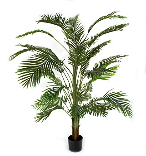 DARO DEKO Kunst-Pflanze Areca-Palme im schwarzen Topf 210cm von DARO DEKO