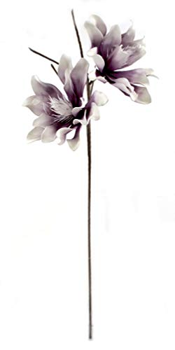 DARO DEKO Kunstblume 100cm Magnolie rund in lila 1 Stück von DARO DEKO