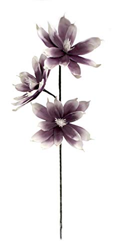 DARO DEKO Kunstblume 100cm Magnolie spitz in lila 1 Stück von DARO DEKO