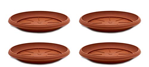 DARO DEKO Kunststoff Blumentopf Untersetzer 4 Stück - Ø 27cm Terracotta DARO DEKO Kunststoff Blumentopf Untersetzer 4 Stück - Ø 27cm Terracotta von DARO DEKO