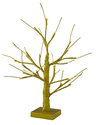 DARO DEKO Lichter-Baum 45 cm hoch mit 24 LED Gold von DARO DEKO