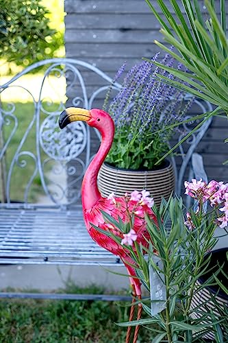 DARO DEKO Metall-Figur Flamingo 1 Stück - XL - 40 x 97cm von DARO DEKO