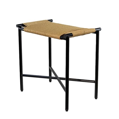 DARO DEKO Metall Hocker schwarz braun 43 x 44 x 29 Sitz-Bank Sitzhocker DARO DEKO Metall Hocker schwarz braun 43 x 44 x 29 Sitz-Bank Sitzhocker von DARO DEKO