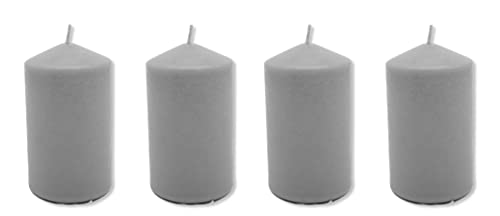 DARO DEKO Stumpenkerze Säulenkerze grau Ø 7 x 7,5cm - 4 Stück DARO DEKO Stumpenkerze Säulenkerze grau Ø 7 x 7,5cm - 4 Stück von DARO DEKO