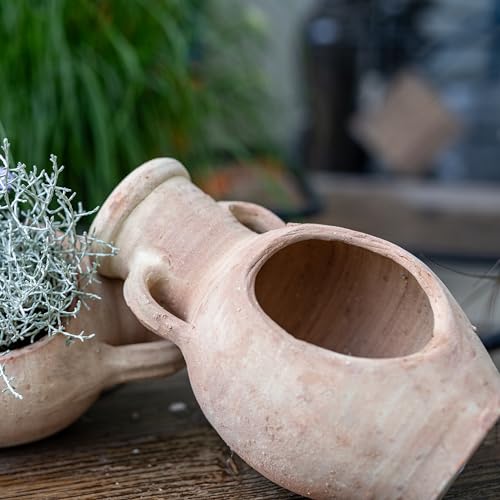 DARO DEKO Ton Pflanz-Gefäß Amphore liegend 27 x 13 x 15 cm von DARO DEKO