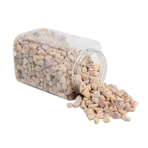 Deko Steine pfirsich 1-2cm 2kg Garten Dekoration Basteln Vase Streudeko Kiesel von DARO DEKO
