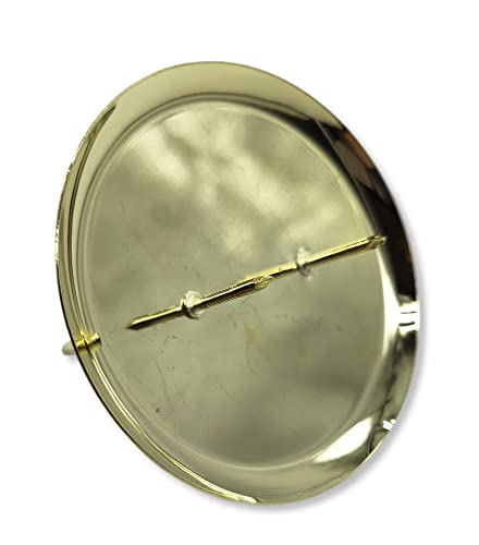 Metall Kerzenhalter Stecker Gold Ø 7,5cm 4 Sets DIY Kranz Kerzen-Deko Gebinde von DARO DEKO