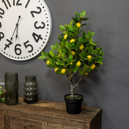 künstlicher Zitronenbaum 90cm Kunstpflanze Baum Zitrone Lemon Kunstbaum Hochstamm künstlicher Zitronenbaum 90cm Kunstpflanze Baum Zitrone Lemon Kunstbaum Hochstamm von DARO DEKO