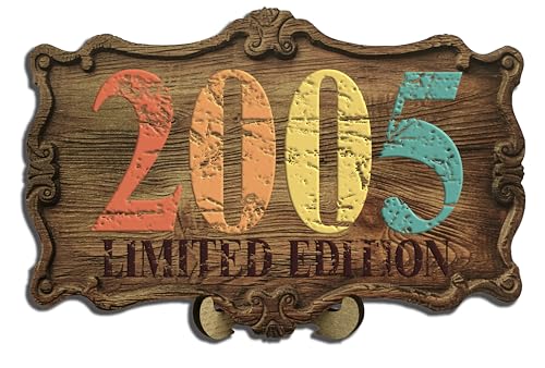 DARO Design - 19 Geburtstag Frauen & Männer - Originelle Geldgeschenke Geburtstag 19 Wandbild und Ständer - Holz-Schild Gästebuch - Geschenke zum 19. Geburtstag Mann Frau Deko - Geburtsjahr 2005 DARO Design - 19 Geburtstag Frauen & Männer - Originelle Geldgeschenke Geburtstag 19 Wandbild und Ständer - Holz-Schild Gästebuch - Geschenke zum 19. Geburtstag Mann Frau Deko - Geburtsjahr 2005 von DARO Design