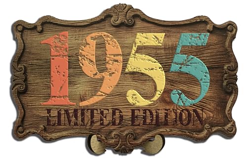 DARO Design - 69 Geburtstag Frauen & Männer - Originelle Geldgeschenke Geburtstag 69 Wandbild und Ständer - Holz-Schild Gästebuch - Geschenke zum 69. Geburtstag Mann Frau Deko - Geburtsjahr 1955 DARO Design - 69 Geburtstag Frauen & Männer - Originelle Geldgeschenke Geburtstag 69 Wandbild und Ständer - Holz-Schild Gästebuch - Geschenke zum 69. Geburtstag Mann Frau Deko - Geburtsjahr 1955 von DARO Design