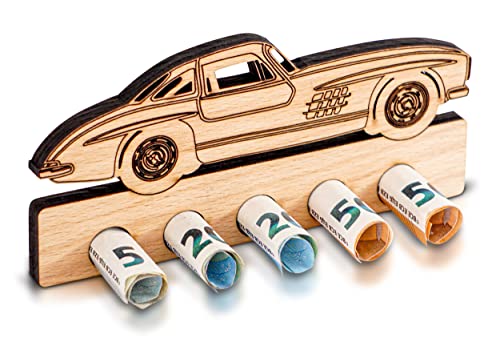 DARO Design - Auto, Sportwagen, Road-Trip - Geldgeschenk Holz von DARO Design