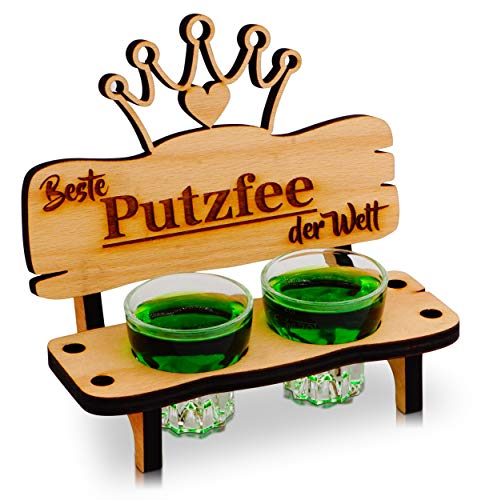 DARO Design Schnapsbank mit Schnapsglas und Kerze, Deko Anker und Herz Geschenk - Beste Putzfee der Welt DARO Design Schnapsbank mit Schnapsglas und Kerze, Deko Anker und Herz Geschenk - Beste Putzfee der Welt von DARO Design