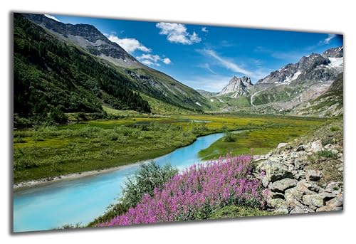 DARO Design - Wand-Bild auf 6mm HDF 40x30 cm Berg, Berge, Panorama, Tal Natur - Wand-Deko Bilder Geschenk DARO Design - Wand-Bild auf 6mm HDF 40x30 cm Berg, Berge, Panorama, Tal Natur - Wand-Deko Bilder Geschenk von DARO Design