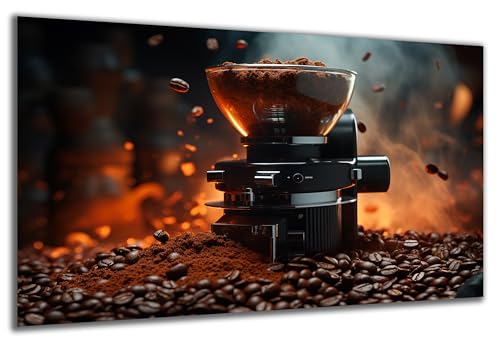 DARO Design - Wand-Bild auf 6mm HDF 84x56 cm Kaffee-Mühle - Wand-Deko Bilder Geschenk von DARO Design